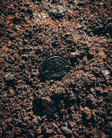 ERLING.EDC - Stay The Course V2 Coin - Obsidian Edition